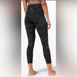 Lululemon Align Pant II Heritage 365 Camo Deep Coal Multi Size 12